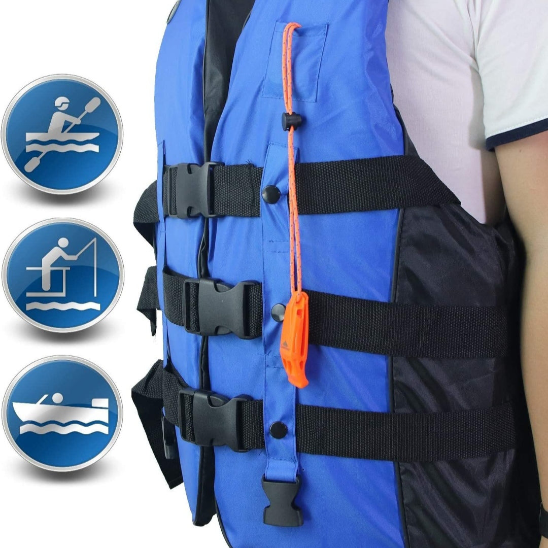 LuxoGear Silbatos de emergencia con cordón de seguridad (paquete de dos silbatos) -Nuevo