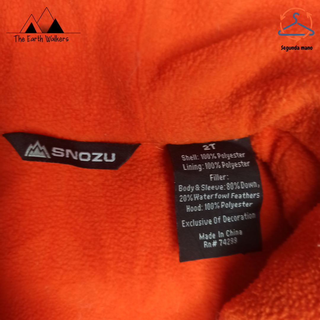 Abrigo acolchado de pluma - Talla 2T