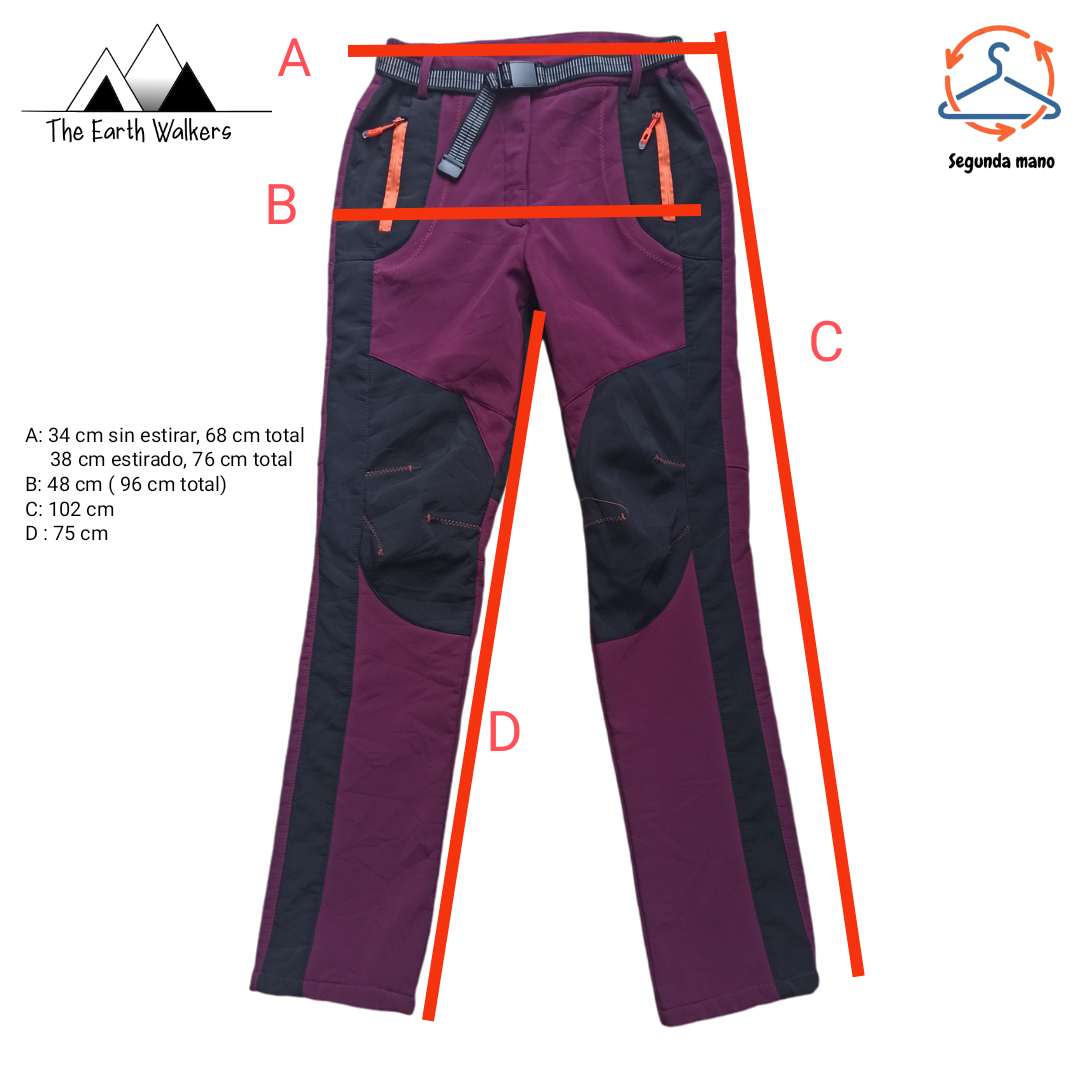 Pantalón Edgeness Pro con forro interno Fleece- Talla 6R