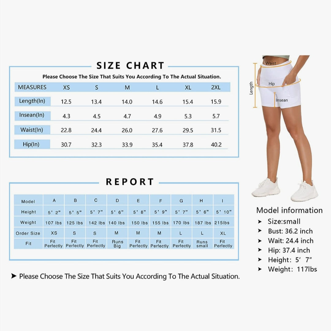 Licra corta The Gym People - talla XL - Nuevo