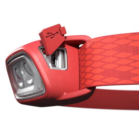 Linterna frontal recargable ForClaz de Quechua- 120 lúmenes - HL100 USB - Nuevo