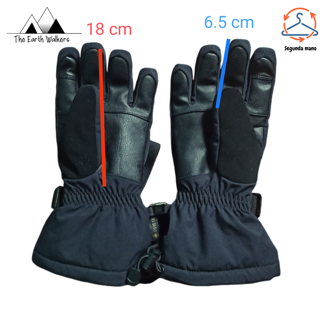 Guantes Spyder Gore-Tex Negros – Talla XS, Perfectos para Aventuras al Aire Libre